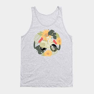 my scooter behind the flowers Tank Top